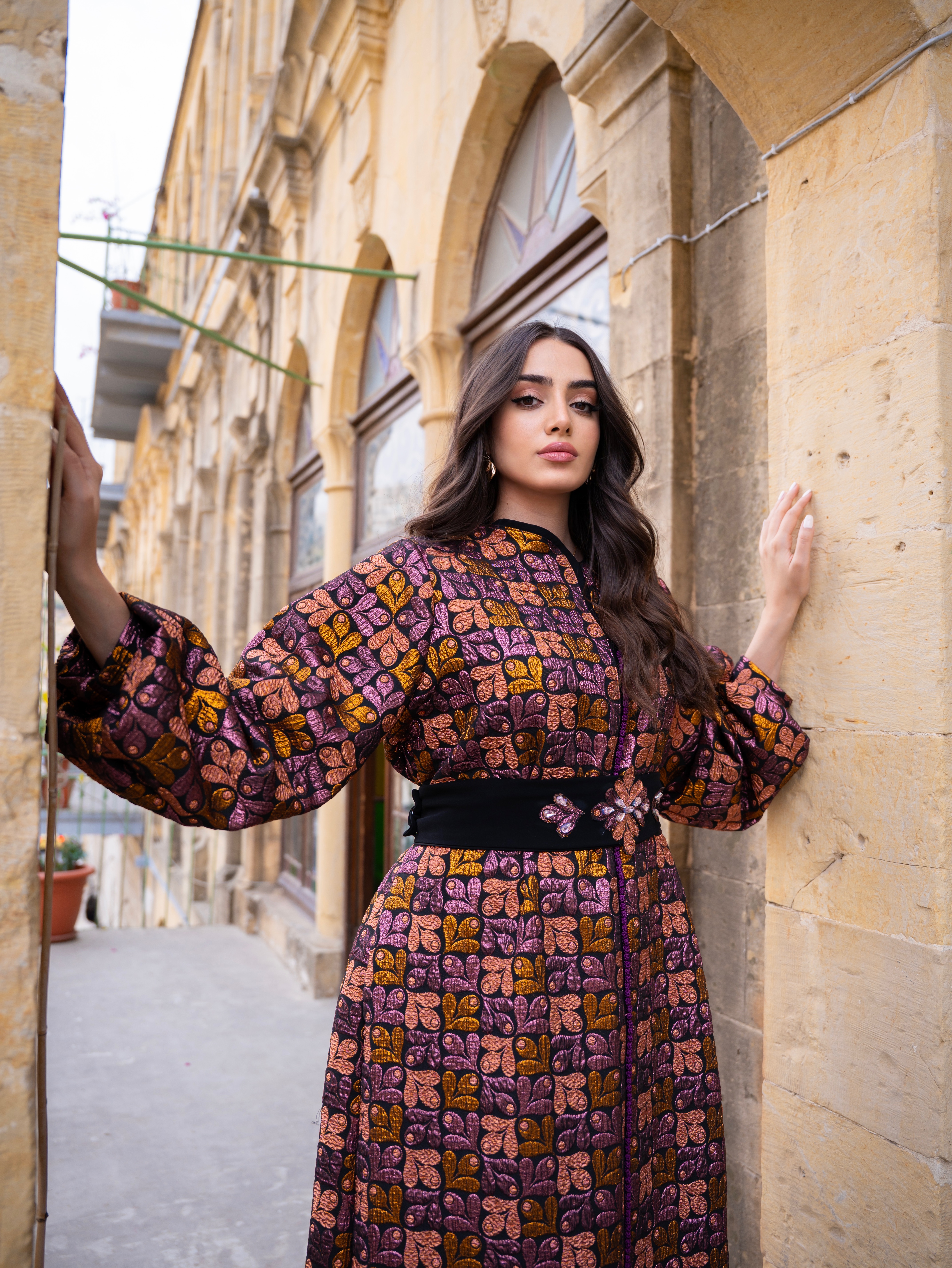 Brokar colorful kaftan