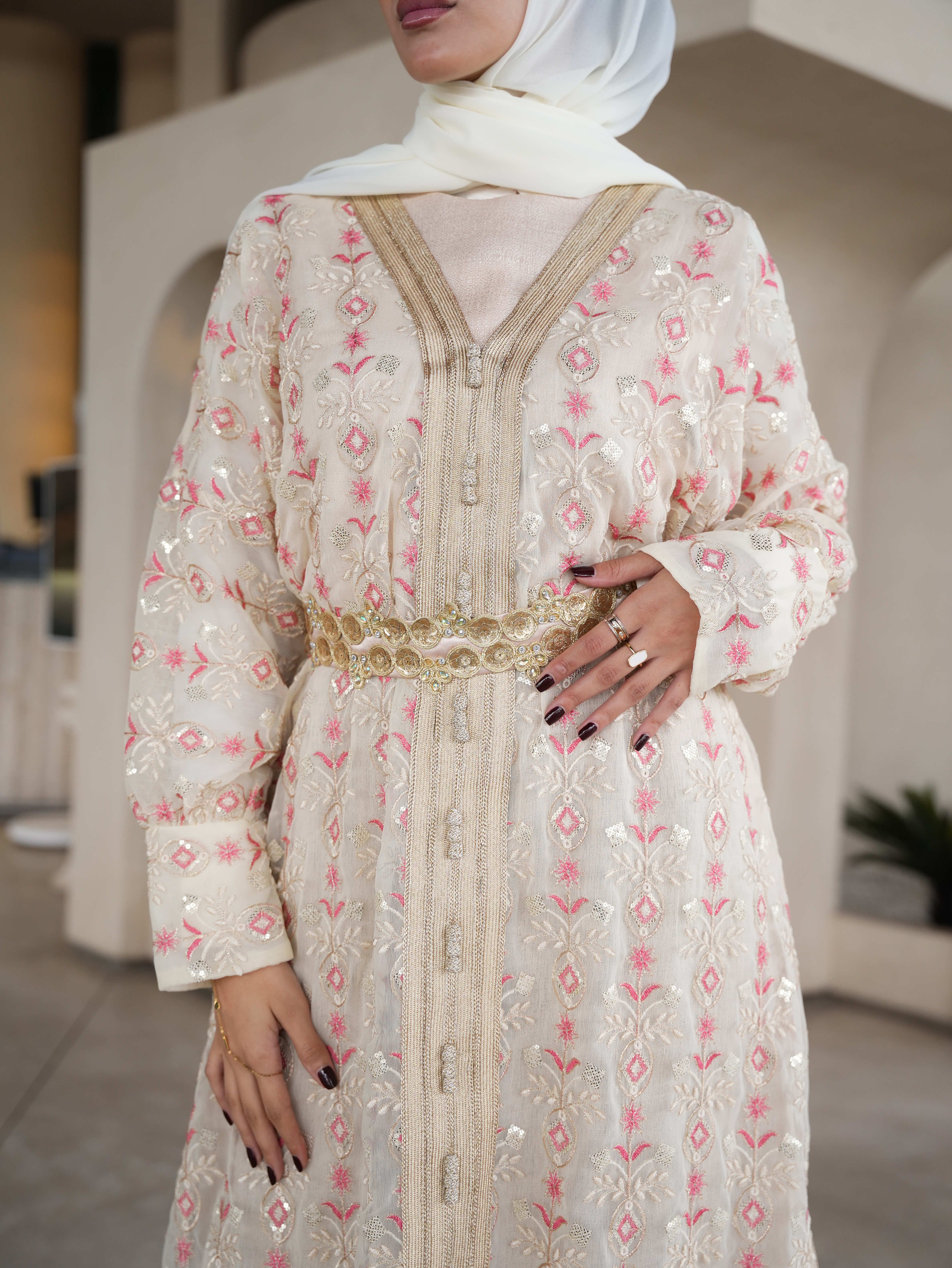 Fancy abaya set