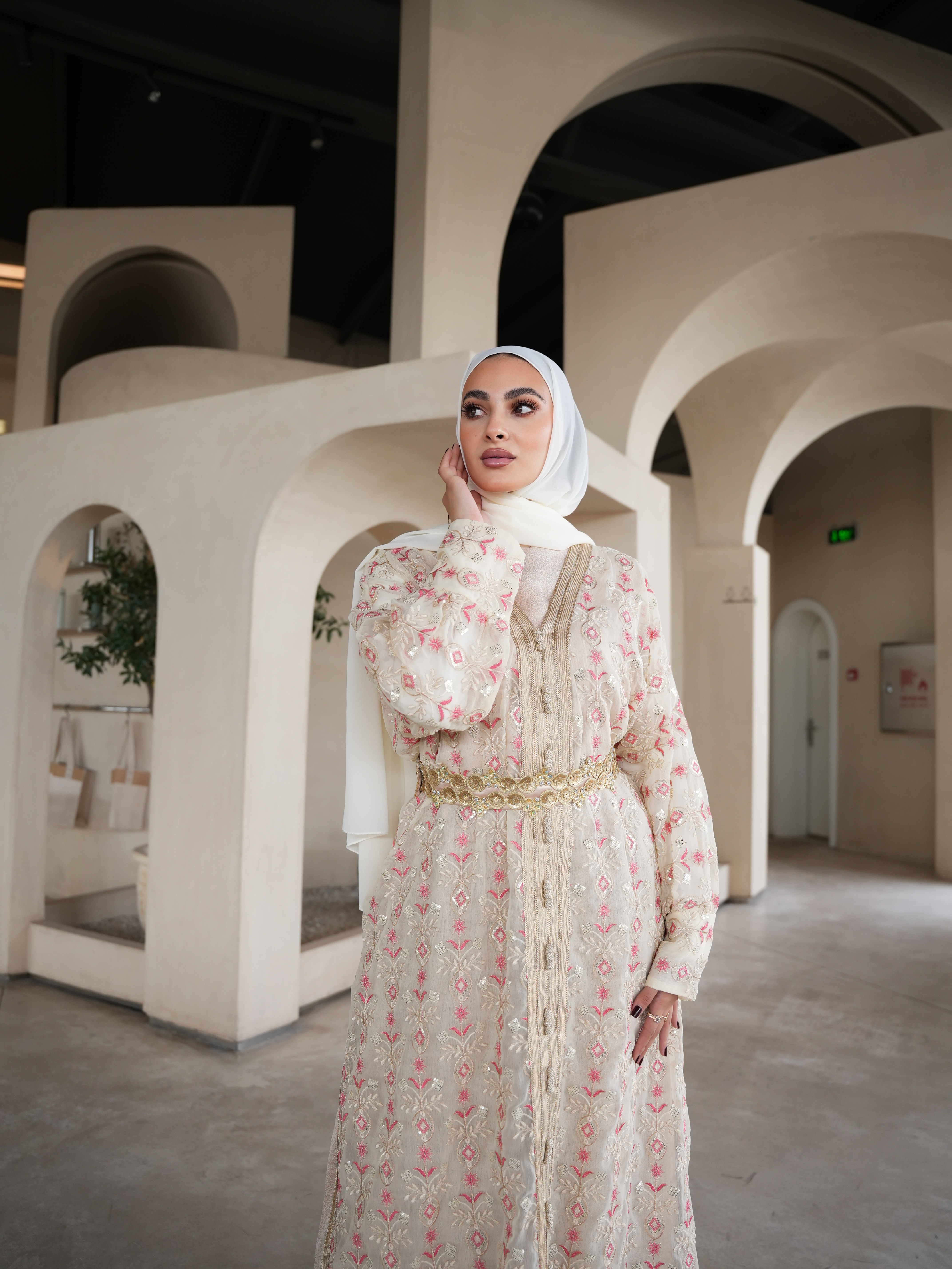 Fancy abaya set