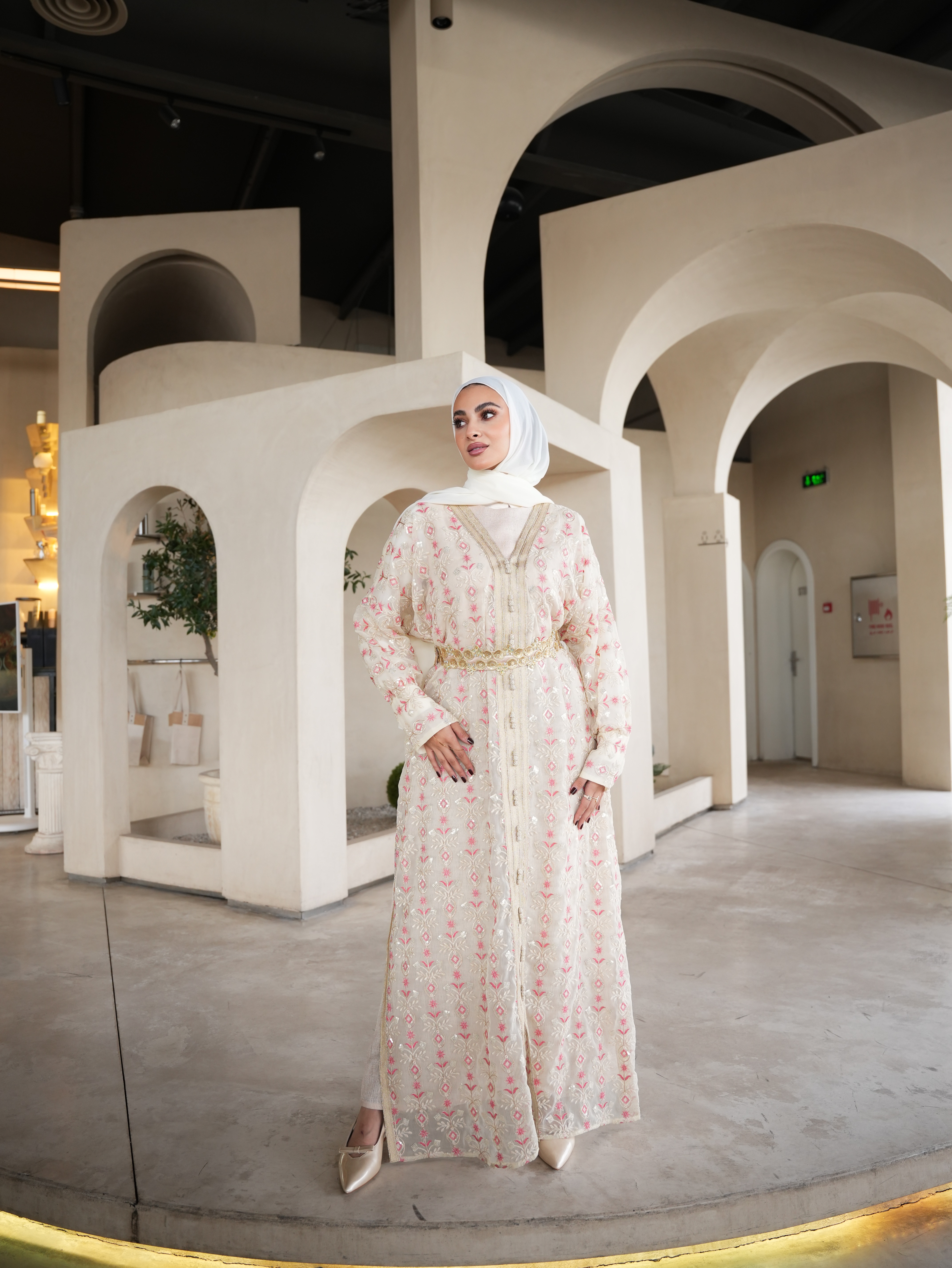 Fancy abaya set